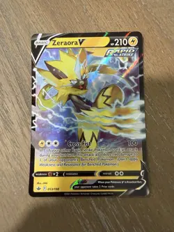 Zeraora V 053/159 Holo V Rare Crown Zenith Pokemon Holo Near Mint - Image 1