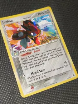Pokemon TCG Ledian (Delta Species) EX Dragon Frontiers 18/101 Reverse Holo Rare - Image 1