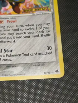 Pokemon TCG Ledian (Delta Species) EX Dragon Frontiers 18/101 Reverse Holo Rare - Image 4