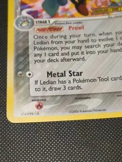 Pokemon TCG Ledian (Delta Species) EX Dragon Frontiers 18/101 Reverse Holo Rare - Image 5