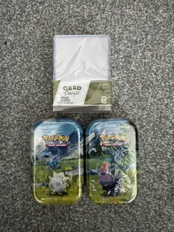 1X Pokemon Ascended Heroes Mini Tin PKC with 25X TOP LOADERS - Image 1