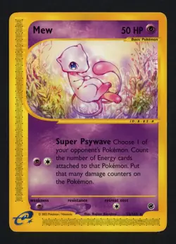 Mew 55/165 Expedition Rare Pokemon TCG - Image 1