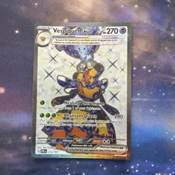 Pokemon TCG Vespiquen Ex 212/197 Obsidian Flames Illustration Rare - Image 1
