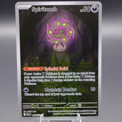 Spiritomb 148/132 Illustration Rare ME01: Mega Evolution Pokemon TCG NM - Image 1