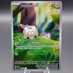 Togedemaru 104/094 Illustration Rare ME02: Phantasmal Flames Pokemon TCG NM - Image 1