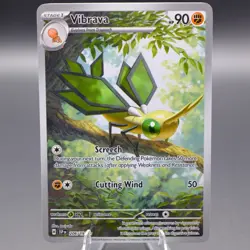 Vibrava - 206/191 Illustration Rare SV08: Surging Sparks Pokemon TCG NM - Image 1