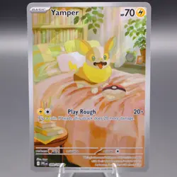 Yamper 099/094 Illustration Rare ME02: Phantasmal Flames Pokemon TCG NM - Image 1