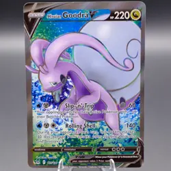 Hisuian Goodra V (Full Art) 187/196 Ultra Rare SWSH11: Lost Origin Pokemon TCG N - Image 1