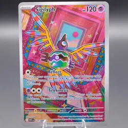 Sigilyph - 121/086 Illustration Rare SV: White Flare Pokemon TCG NM - Image 1