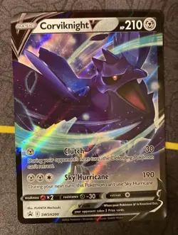 Corviknight V SWSH200 ULTRA RARE HOLO Black Star Promo Pokemon TCG Card - Image 1