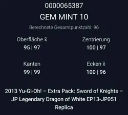 Yu-Gi-Oh! Legendary Dragon of White - Extra Pack: Sword Of Knights - EP13-JP051 - Image 4