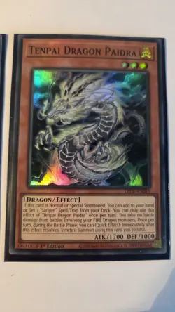 3x) Tenpai Dragon Paidra - LEDE-EN016 Super Rare 1st Edition YuGiOh Near Mint! - Image 2