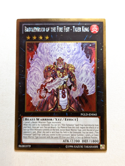 Brotherhood of the Fire Fist - Tiger King - PGLD-EN045 - Gold Rare - Yugioh - Image 1