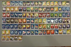 Pokemon 1997 Bandai Carddass Regular Lot 107 Card Japanese Vintage Vaporeon - Image 1