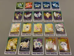 Pokemon 1997 Bandai Carddass Regular Lot 107 Card Japanese Vintage Vaporeon - Image 2