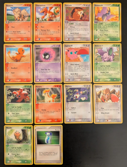2004 Pokemon Ex Firered & Leafgreen 14 Card Lot - Image 1