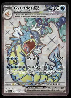 Pokemon Cards Gyarados ex 225/198 Scarlet & Violet Ultra Rare NM - Image 1