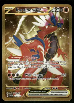 Pokemon Cards Koraidon ex 254/198 Scarlet & Violet Hyper Rare NM - Image 1
