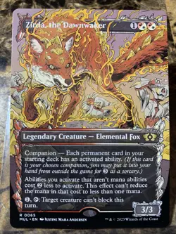 MTG TCG MOM: Multiverse Legends Zirda, the Dawnwaker 0065 Regular Rare - Image 1
