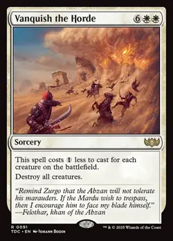 [MTG] Vanquish the Horde (0091) (TDC) NM - Image 1