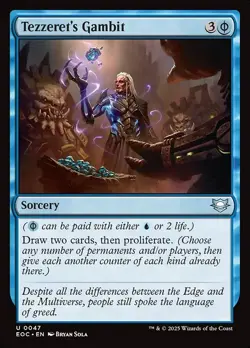 [MTG] Tezzeret's Gambit (0047) (EOC) NM - Image 1