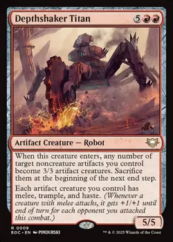 [MTG] Depthshaker Titan (0009) (EOC) NM - Image 1