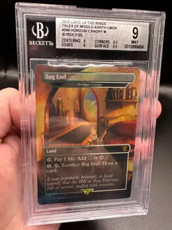 Magic MTG LOTR Bag End (Horizon Canopy) SURGE FOIL M 0396 NM MINT Beckett 9! - Image 1