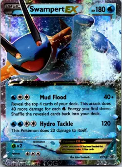 Swampert EX - XY55 XY55 Holo Promo XY Promo Pokemon NM - Image 1