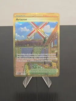 Pokemon TCG Artazon 229/197 Secret Rare Holo Gold Full Art NM-/NM - Image 1
