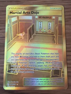Pokemon TCG Martial Arts Dojo Stadium Trainer Card Holo - English - Image 1