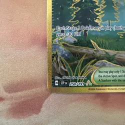 Gravity Mountain 250/191 Surging Sparks Gold Secret Rare Pokemon TCG - Image 4