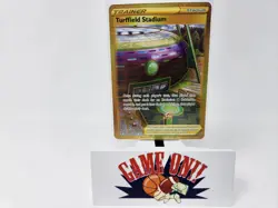Pokemon Turffield Stadium 234/203 Evolving Skies Gold Secret Rare - Image 1