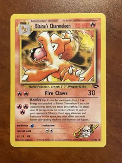 Pokemon-Blaine's Charmeleon-Gym Challenge 31/132-LP - Image 1