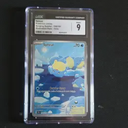 Spheal 199/191 Sv08 Surging Sparks Illustration Rare Holo CGC 9 - Image 1