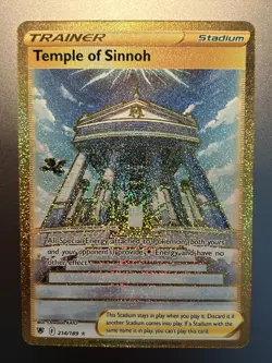Pokemon TCG Temple of Sinnoh Gold Secret Rare Card 214/189 Astral Radiance - Image 2