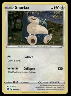 2026 Snorlax - (Cosmos Holo) 141/192 Promo Holo NM Pokemon - Image 1