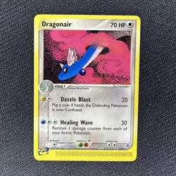 Pokemon TCG DRAGONAIR 14/97 RARE EX: DRAGON (2003) VINTAGE LP - Image 1