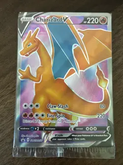 Pokemon Charizard V SWSH050 SWSH: Sword & Shield Promo Full Art Holo SEALED - Image 1