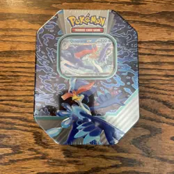 POKEMON PALDEA PARTNERS QUAQUAVAL EX TIN/BOX * FACTORY SEALED - Image 1