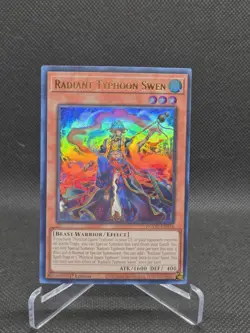 Yu-Gi-Oh! Radiant Typhoon Swen Doom of Dimensions Effect Holo 1st Ed Wind - Image 1