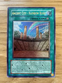 FOTB-EN045 Ancient City - Rainbow Ruins LP Ultimate Rare Yugioh 1st - Image 1