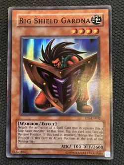 Yu-Gi-Oh Big Shield Gardna TP5-EN002 Super Rare Tournament Pack 5 Unlimited NM - Image 1