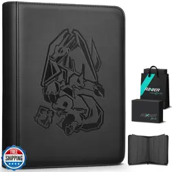 Ravaver 9 Pocket Card Binder, 540 Cards Trading Cards Games Collection Holder - Image 1