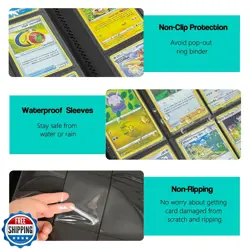 Ravaver 9 Pocket Card Binder, 540 Cards Trading Cards Games Collection Holder - Image 5