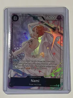 One Piece TCG Nami OP15-086 Alt Art SR NM English (Wedding Nami) - Image 3