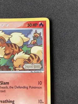 Pokemon TCG Growlithe Reverse Holo EX Legend Maker Card 55/92 - Image 5