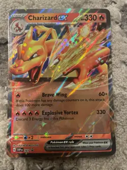 Pokemon TCG Charizard EX 161 Promo Card Charmander Charmeleon Cosmos Holos - Image 1