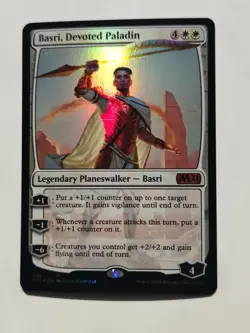 MTG Magic card Basri, Devoted Paladin Foil Core Set 2021 M21 Eng NM - Image 1
