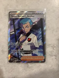 Pokemon TCG Team Rockets Archer Card 223/182 Destined Rivals Series - Image 1