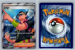 Judge 222/182 Ultra Rare Destined Rivals Pokemon Card Near Mint - Image 3